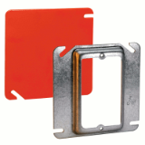 Steel Square Covers - 4 Inch - Steel Square Boxes and Covers - 4 Inch